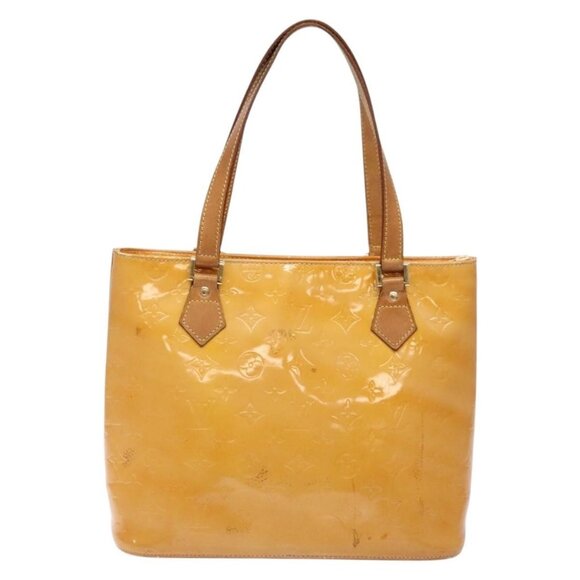 LOUIS VUITTON Monogram Vernis Houston Bag Marshmallow Pink LV Auth - Picture 3 of 16